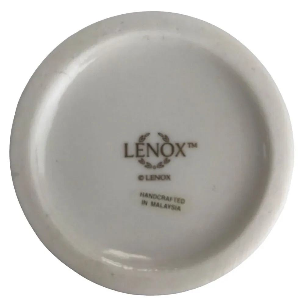 Lenox Rose Blossom Vases Ivory Porcelain 24k Gold Trim 5.75'' 7.5'' Set of 3 EUC